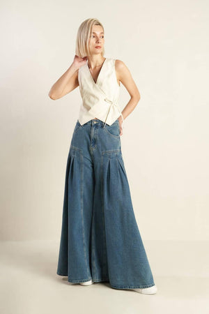 WATCHING THE WIND WOVEN VEST - Flying Tomato - VEST - Freemarket