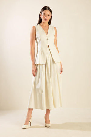 FLEETING FAUNA WOVEN VEST - Flying Tomato - VEST - Freemarket