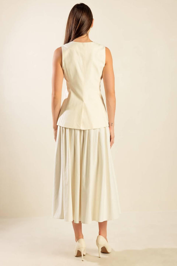 FLEETING FAUNA WOVEN VEST - Flying Tomato - VEST - Freemarket