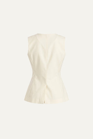 FLEETING FAUNA WOVEN VEST
