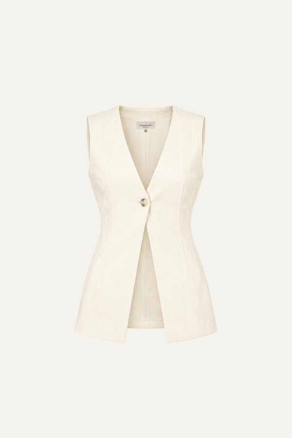 FLEETING FAUNA WOVEN VEST