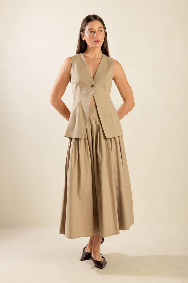 FLEETING FAUNA WOVEN VEST - Flying Tomato - VEST - Freemarket