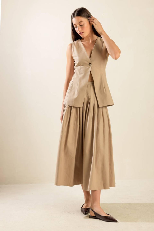 FLEETING FAUNA WOVEN VEST - Flying Tomato - VEST - Freemarket