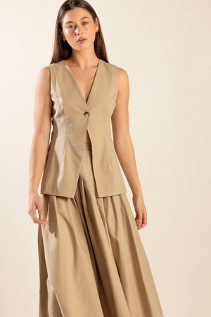 FLEETING FAUNA WOVEN VEST - Flying Tomato - VEST - Freemarket
