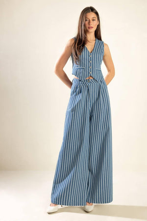 FRAMES OF BLISS WOVEN VEST - Flying Tomato - JACKETS - Freemarket
