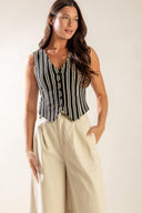 IN THE QUIET SHADE WOVEN VEST.