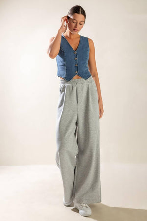 ISLAND DAYDREAMS DENIM VEST.