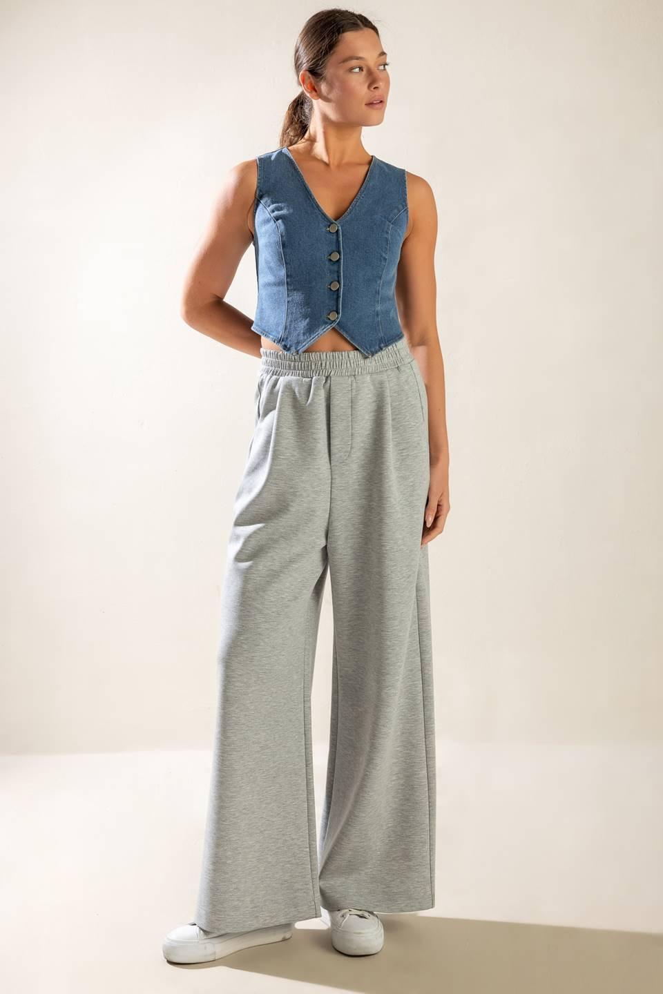 ISLAND DAYDREAMS DENIM VEST.