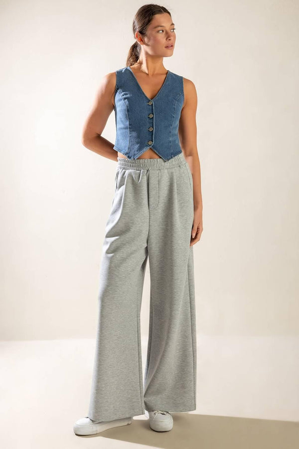 ISLAND DAYDREAMS DENIM VEST.