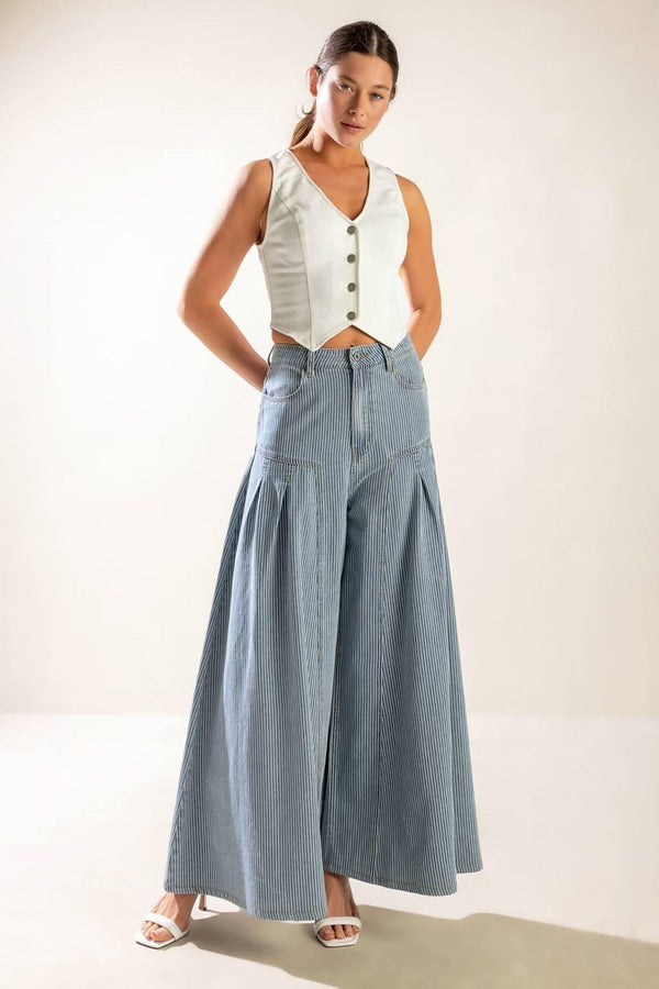 THE LILY'S SECRET DENIM VEST.