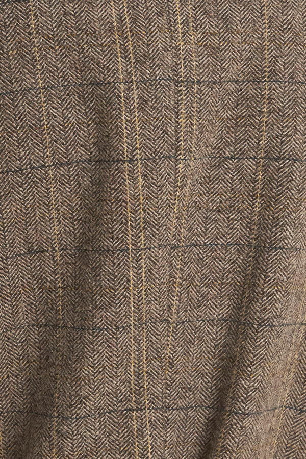 FIELDLINE HERITAGE WOVEN MIDI COAT.