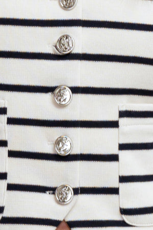 MARINE CHIC WOVEN VEST.
