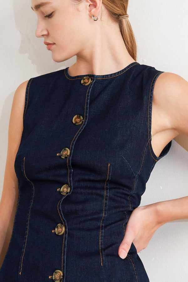 EURO CITY DENIM VEST.