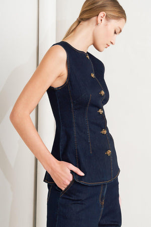 EURO CITY DENIM VEST.
