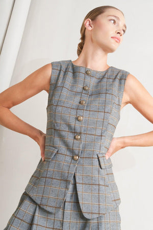 NEW AGE WOVEN VEST.