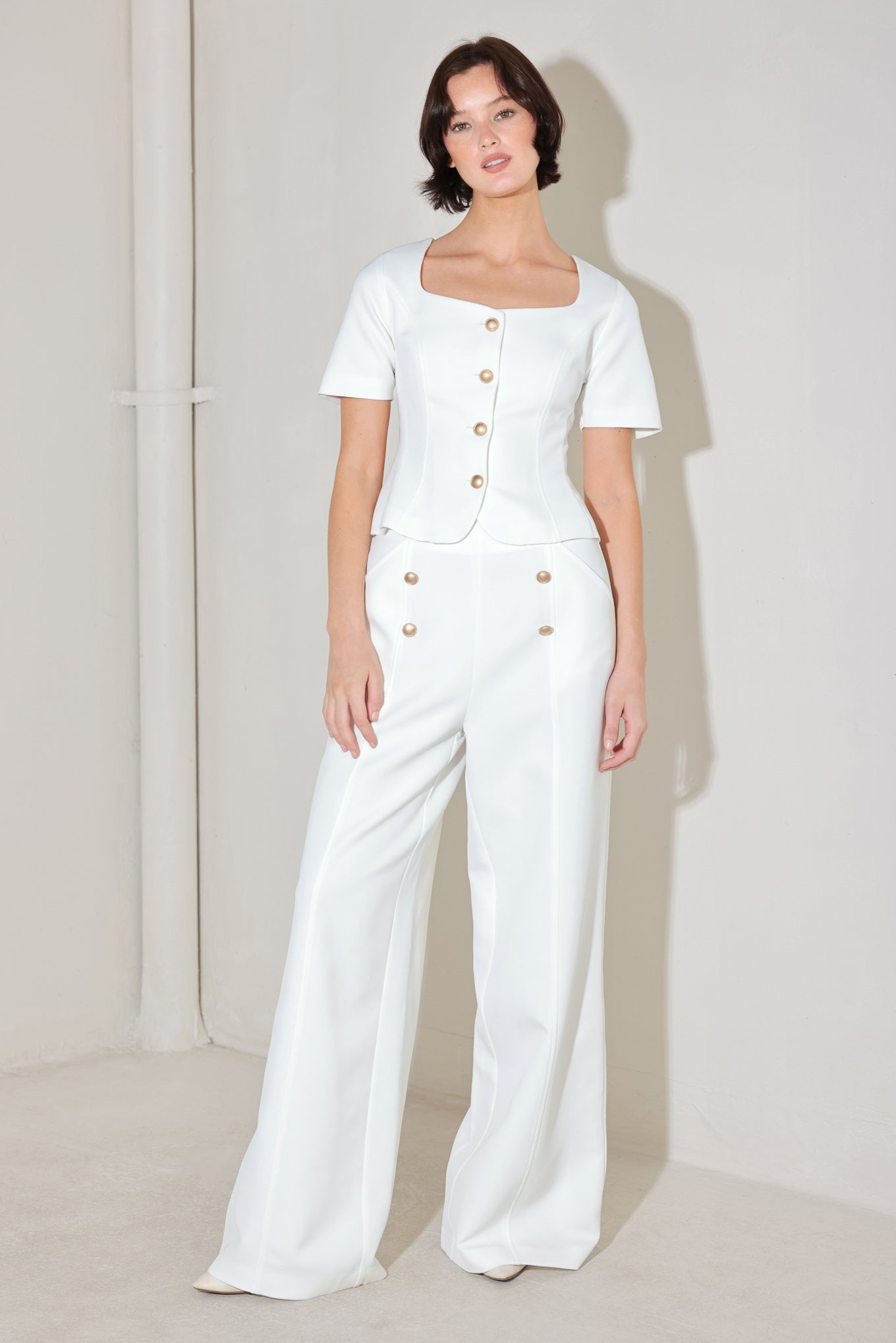 MINIMAL PRESTIGE WOVEN TOP - Flying Tomato - JACKETS - Freemarket