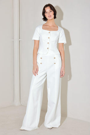 MINIMAL PRESTIGE WOVEN TOP - Flying Tomato - JACKETS - Freemarket