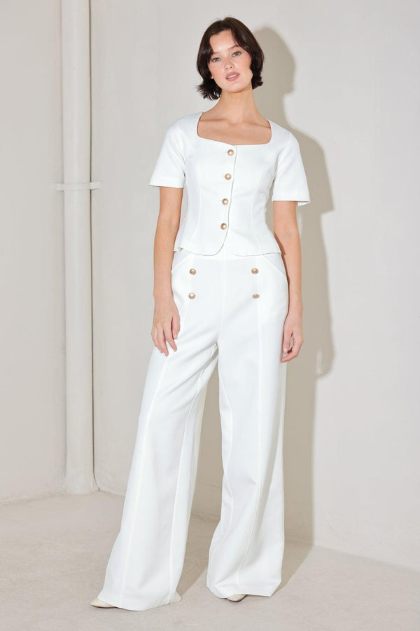 MINIMAL PRESTIGE WOVEN TOP - Flying Tomato - JACKETS - Freemarket