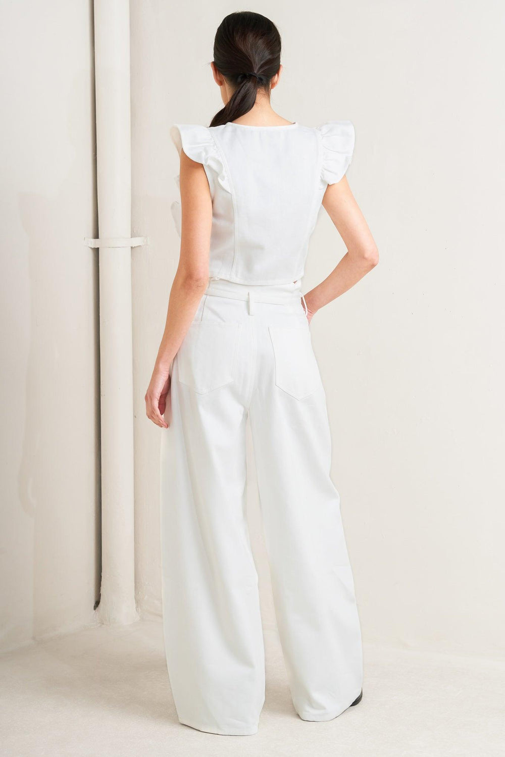 SUGAR AIR TWILL TOP.