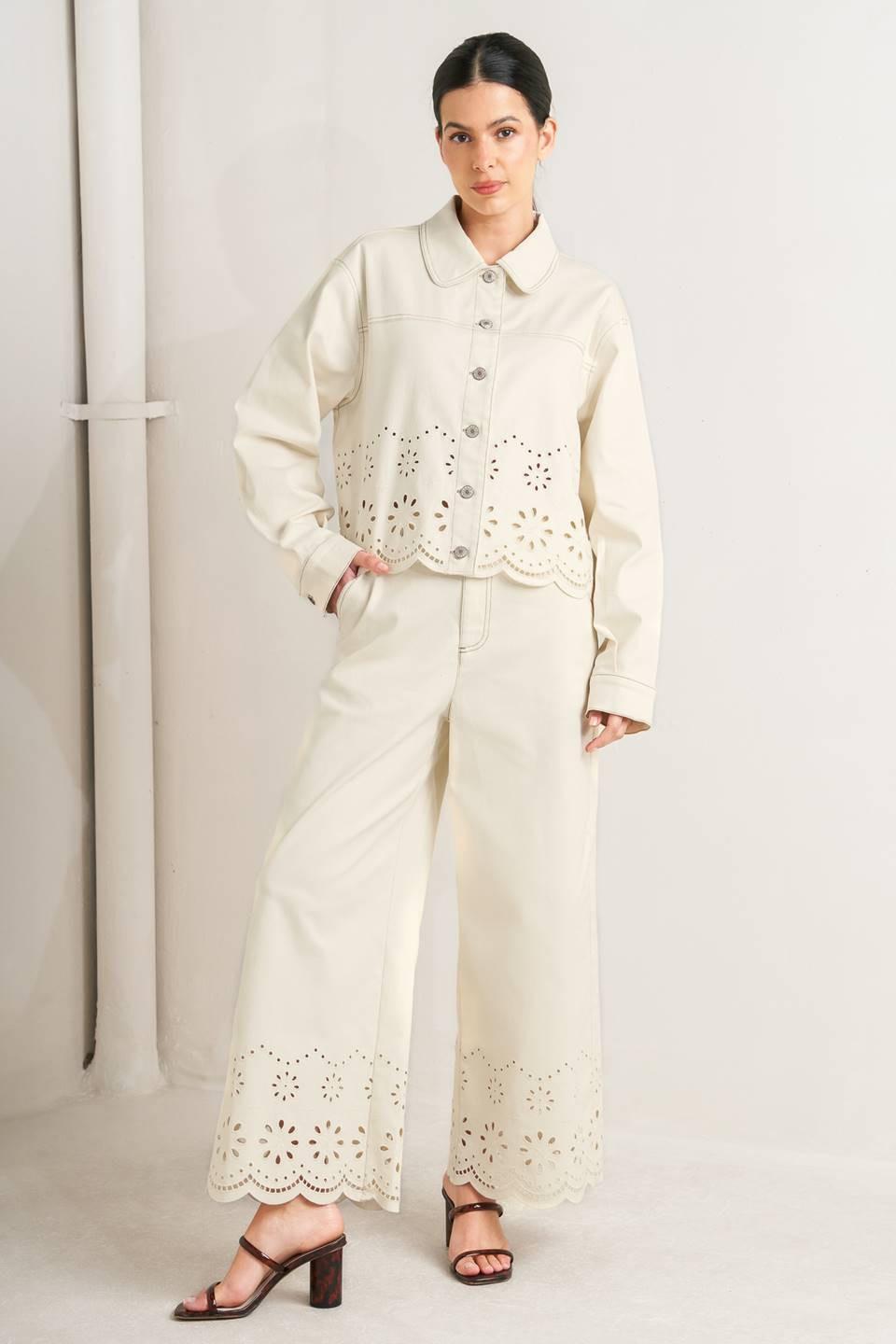 SUNDAY LEAF TWILL JACKET.