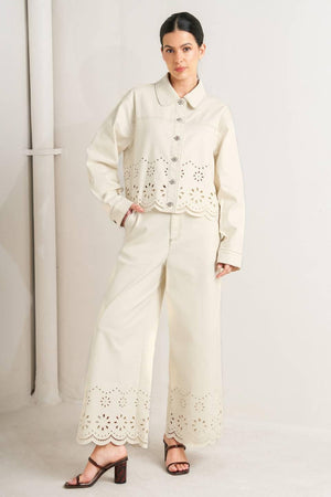 SUNDAY LEAF TWILL JACKET.