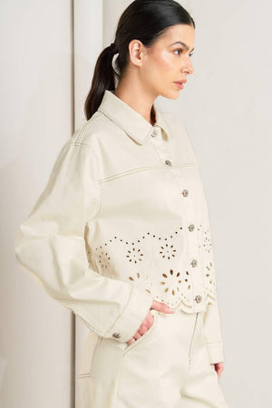 SUNDAY LEAF TWILL JACKET.