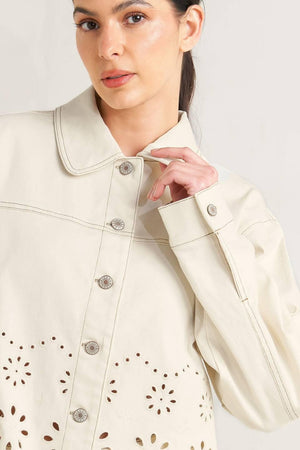 SUNDAY LEAF TWILL JACKET.