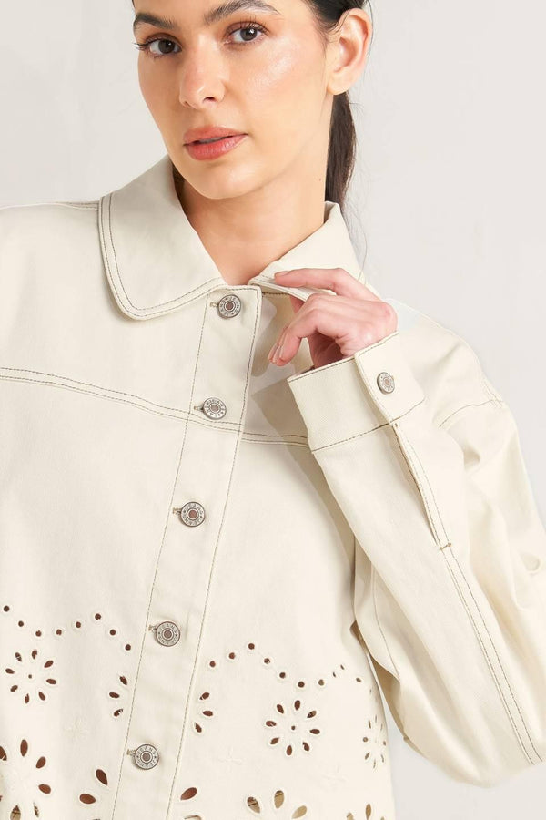 SUNDAY LEAF TWILL JACKET.