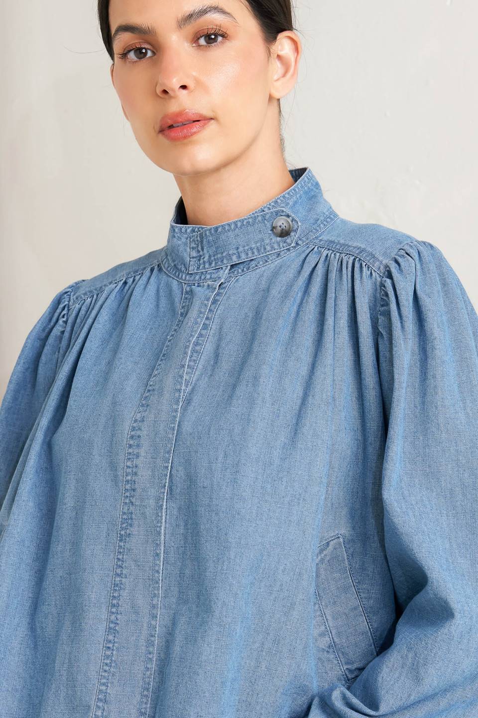 SOFT SIGNAL LIGHT INDIGO DENIM JACKET