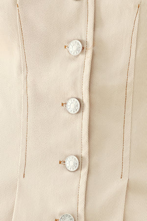 SOFT POWER WOVEN VEST.
