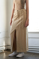 BETWEEN THE PAGES WOVEN SKIRT.