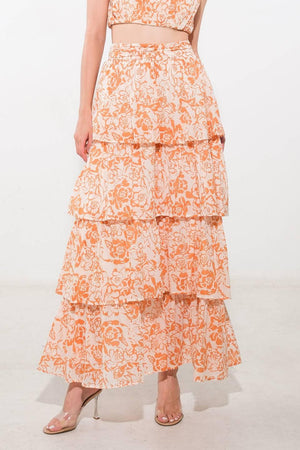 THERE IN MY MIND WOVEN MAXI SKIRT.
