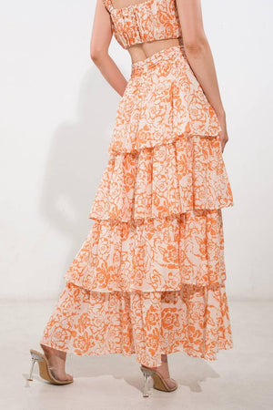 THERE IN MY MIND WOVEN MAXI SKIRT.