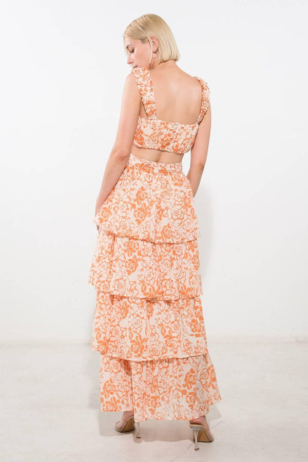 THERE IN MY MIND WOVEN MAXI SKIRT.