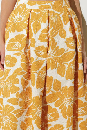 PLAIN OPTIMISM WOVEN MIDI SKIRT - Flying Tomato - SKIRTS - Freemarket