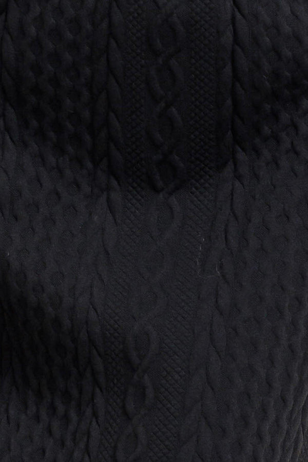 URBAN LUXE COMMAND KNIT MIDI SKIRT.