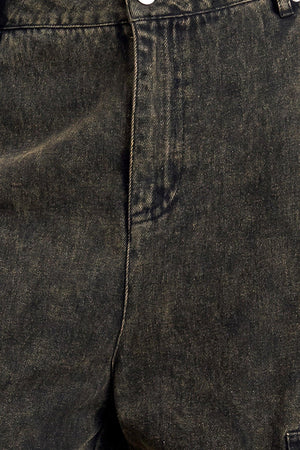 CAN'T BLAME ME GARGO DENIM PANTS.