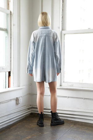 TURNING POINT DENIM ROMPER.