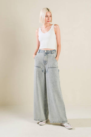 IF I KNOW ME DENIM PANTS.