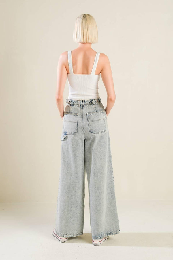 IF I KNOW ME DENIM PANTS.