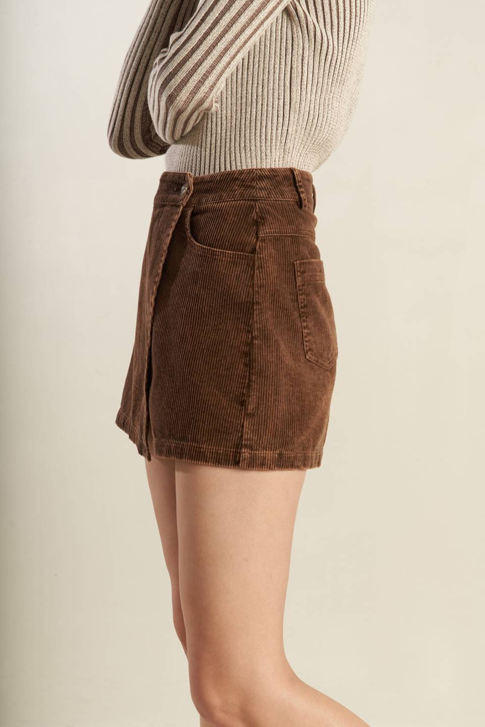 ESCAPING REALITY CORDUROY SKIRT