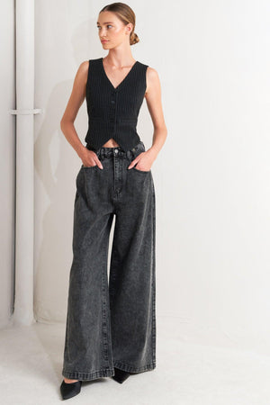 TAKE MY WORD DENIM PANTS.