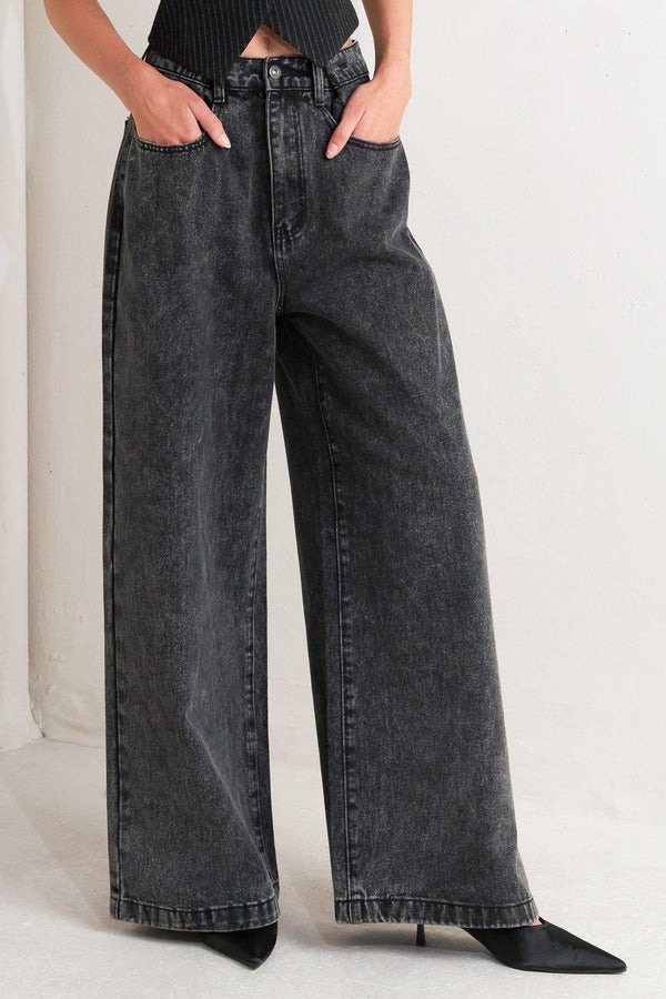 TAKE MY WORD DENIM PANTS.