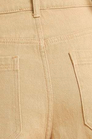ELEGANT ELEVATION WOVEN TWILL PANTS.
