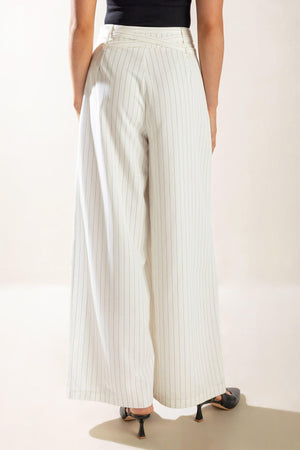 DINNER DATE WOVEN PANTS.