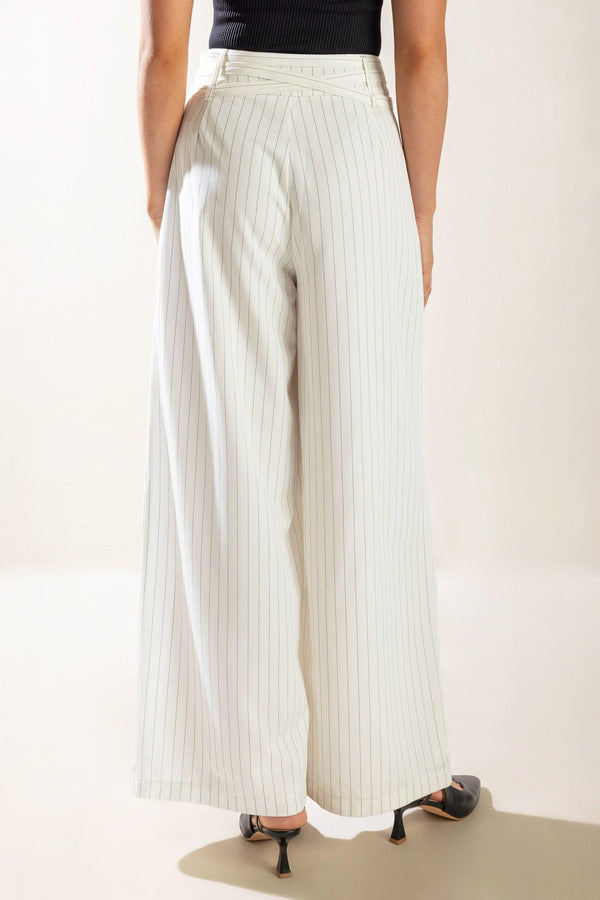 DINNER DATE WOVEN PANTS.