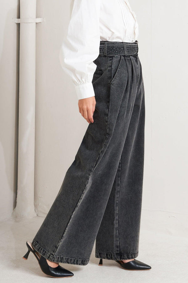 THINK OF ME DENIM PANTS.