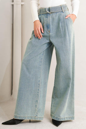 THINK OF ME DENIM PANTS.