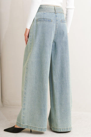 THINK OF ME DENIM PANTS.
