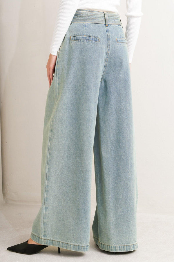 THINK OF ME DENIM PANTS.